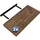 CASARIA Wandregal 50 x 3,8 x 23 cm Dunkle Eiche