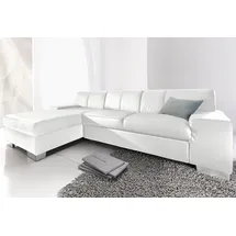 DOMO collection Ecksofa »Star, zeitlose Formensprache, elegante Optik, L-Form«, wahlweise mit Bettfunktion, OTTOs Choice weiß