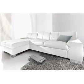 DOMO collection Ecksofa »Star, zeitlose Formensprache, elegante Optik, L-Form«, wahlweise mit Bettfunktion, OTTOs Choice weiß