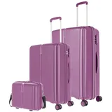 Travelite VAKA Kofferset M/L und Beautycase - purple - Schwarz