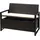 MCW MCW-F39 2er Sitzbank 120 x 60 x 45 cm Braun