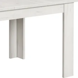 Homestyle4u Esstisch 90,5 x 76,5 x 160 cm weiß