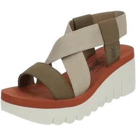 Fly london Riemchensandale Damen Mehrfarbig 40
