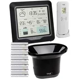 TFA Dostmann 35.1160 RAIN PRO Funk-Wetterstation mit Regenmesser Wettervorhersage, mit Batterien