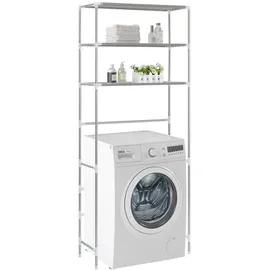 vidaXL Waschmaschinenregal 69 x 28 x 169 cm Schwarz