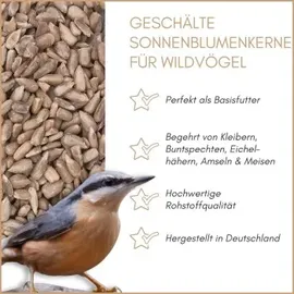 Supravit Sonnenblumenkerne geschält Wildvögel 2,5 kg
