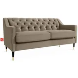 konsimo® 2-Sitzer-Sofa, Beige, 170x78x80 cm, Wohnzimmer, Sofas & Couches, Sofas, 2-Sitzer Sofas