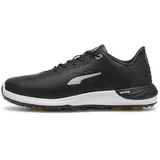 Puma Herren Phantomcat Nitro + Golf Shoe, Black Silver-Yellow Sizzle, 47 EU