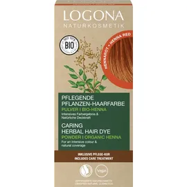 Logona Pflanzen-Haarfarbe Pulver hennarot 100 g