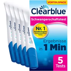 Clearblue Schwangerschaftstest Schnelle Erkennung