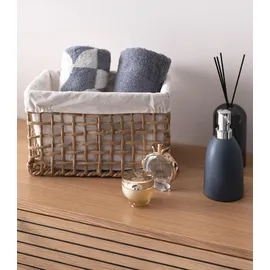 Home4You Aufbewahrungskorb 30 x 19 cm Beige/Braun