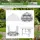 Trutzholm Campingset Klapptisch rund Ø 120 cm Weiß/Grau