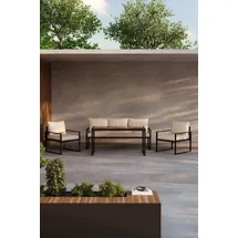 venture home Catania Loungeset beige/schwarz