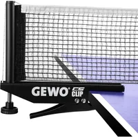 Gewo Tischtennisnetz CS Clip Schwarz