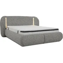 beautysofa Corfu 180 x 200 cm Grau