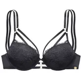 JETTE Push-up-BH Damen schwarz Gr.85B