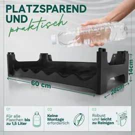 Novaliv Weinregal 36 Flaschen grau