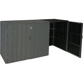 MCW Mülltonnenbox J28-XL-1-2er anthrazit