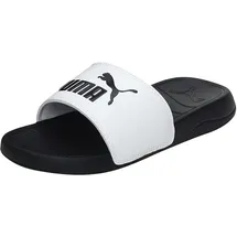 Puma Popcat 20 Jr, Unisex-Kinder Dusch- - Badeschuhe, Weiß (Puma White-Puma Black 02), 39 EU