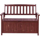 Beliani Sovana 120 x 60 x 91 cm Mahagonibraun