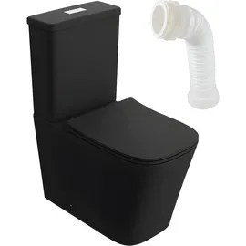 LaVita Tryton mit WC-Sitz Schwarz