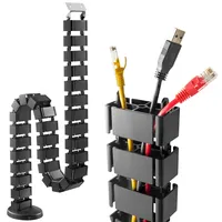 Ricoo Kabelkanal Universal Kabel Management für Schreibtisch Kabelführungssystem Z0101-B