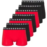 Kappa Boxer-Shorts, Herren, Zid 7pack Boxer Shorts Schwarz, S