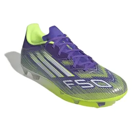 adidas F50 League FG/MG Herren Purple Rush/Cloud White/Lucid Lemon 40 2/3