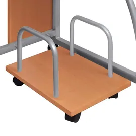 vidaXL Schreibtisch Kaleena Braun