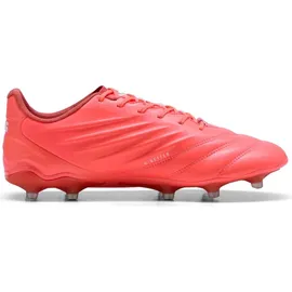 Puma King PRO FG/AG glowing red-puma white-red fire
