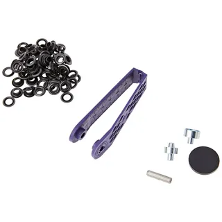 Prym 542371 Ösen und Scheiben Messing 5,0 mm brüniert, Metal, 5 mm