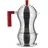 Induktion 3 Tassen silber/rot