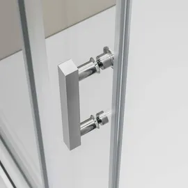 Bernstein EX806 Duschkabine mit Schiebetür rechts 90 x 120 cm transparent Echtglas