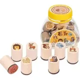 GoKi 15570 - Stempel Waldtiere, 8 Stempel