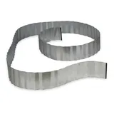 Relaxdays Rasenkante 500 x 16 cm flexibel grau