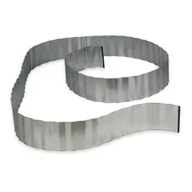 Relaxdays Rasenkante 500 x 16 cm flexibel grau