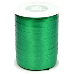 Star 250m Geschenkband Ringelband 10mm - wasserfestes Kunststoff Dekoband Schleifenband Polyband Luftballonband zum Basteln Schleifen Luftballons Grün
