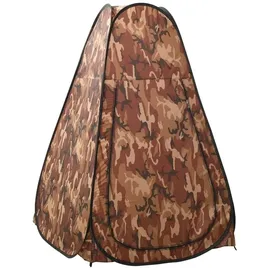 vidaXL Pop-Up Duschzelt Camouflage Grau/Mehrfarbig