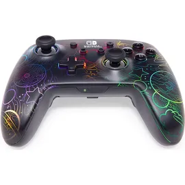PowerA Lumectra Galactic Vortex Controller Schwarz Nintendo Switch