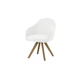 Woodford Polsterstuhl  Cross ¦ creme ¦ Maße (cm): B: 61,5 H: 84,5 T: 62.0