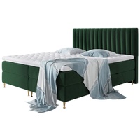 MIRJAN24 Boxspringbett Elegance, Stilvoll Doppelbett mit zwei Bettkästen und Topper (Farbe: Fresh 13, Größe: 180x200 cm)