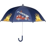 Playshoes Regenschirm Feuerwehr Design 448590, 11 - Marine,