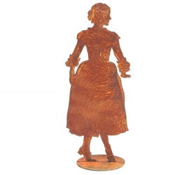 440s Gartenfigur SAREMO Rost Barocke-Tänzerin ca. 25,5 cm H auf Platte, SA-BTB, (Stück) braun