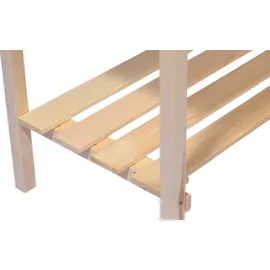Dobar Hochbeet 80 x 40 x 78 cm Beige