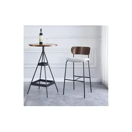 Möbel Kraft Barhocker 2er-Set ¦ grau ¦ Maße (cm): B: 45,5 H: 93,5