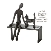 Gilde Gilde, Deko Objekt, Skulptur Zuwendung brüniert H:12cm (11