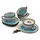 sänger Capri Kaffeeservice 8-tlg. türkis/blau