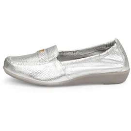 VITAFORM Mokassin Damen Silber 39