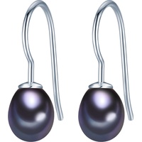 Valero Pearls Perlenohrhänger Sterling Silber Süßwasser-Zuchtperle silber Ohrringe, Damen