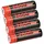 XCell 4x XCell Li-Ion 3,7V 2600mAh PCM protected, for Flashlights 18650 Taschnenlampen Akku